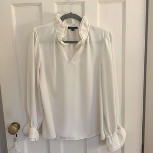 J.Crew women’s blouse. Cream size Large